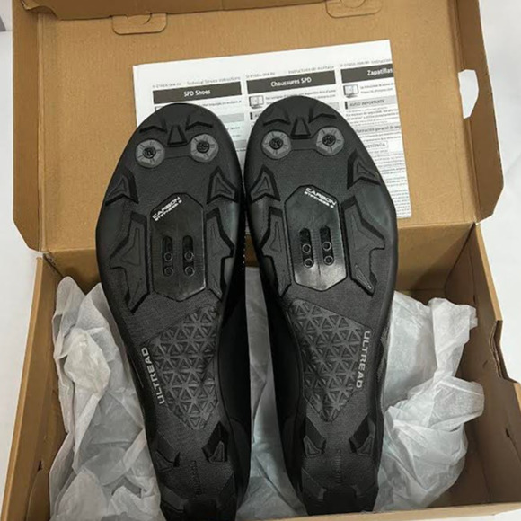 NWB! SHIMANO SH-XC702 Men's Off-Road Racing Shoe, Black, 10 - Picture 6 of 13